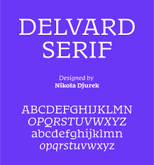 Police Delvard Serif